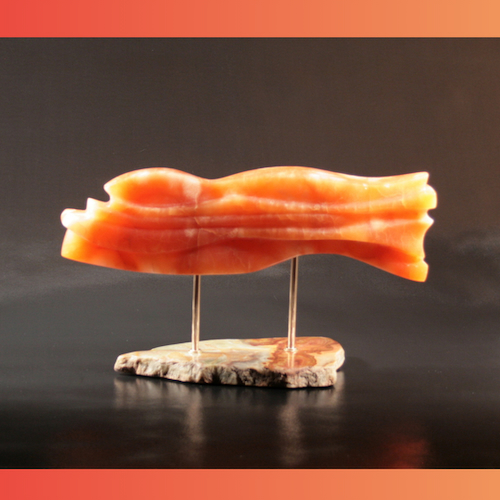 Click to view detail for MB-S086 Stone Sculpture, Flow State $2900